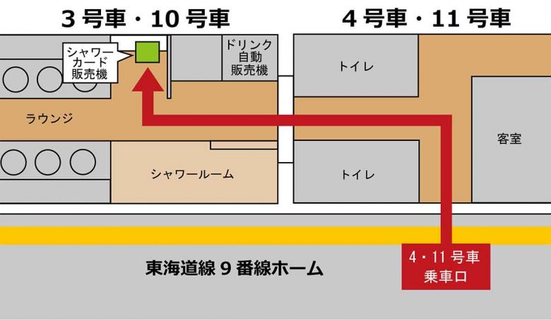 「サンライズ出雲」シャワールームの利用方法｜筆者が実際に使ってみた！の画像7