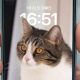 【iPhone】ロック画面の時計で「時計より前に被写体を置く」方法：フォント変更も可