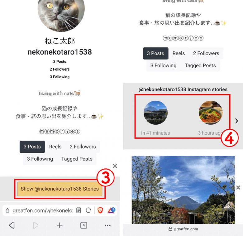 【2024】Instagramのストーリーズを足跡（既読）付けずに閲覧できるサイト・アプリ・拡張機能一覧の画像9