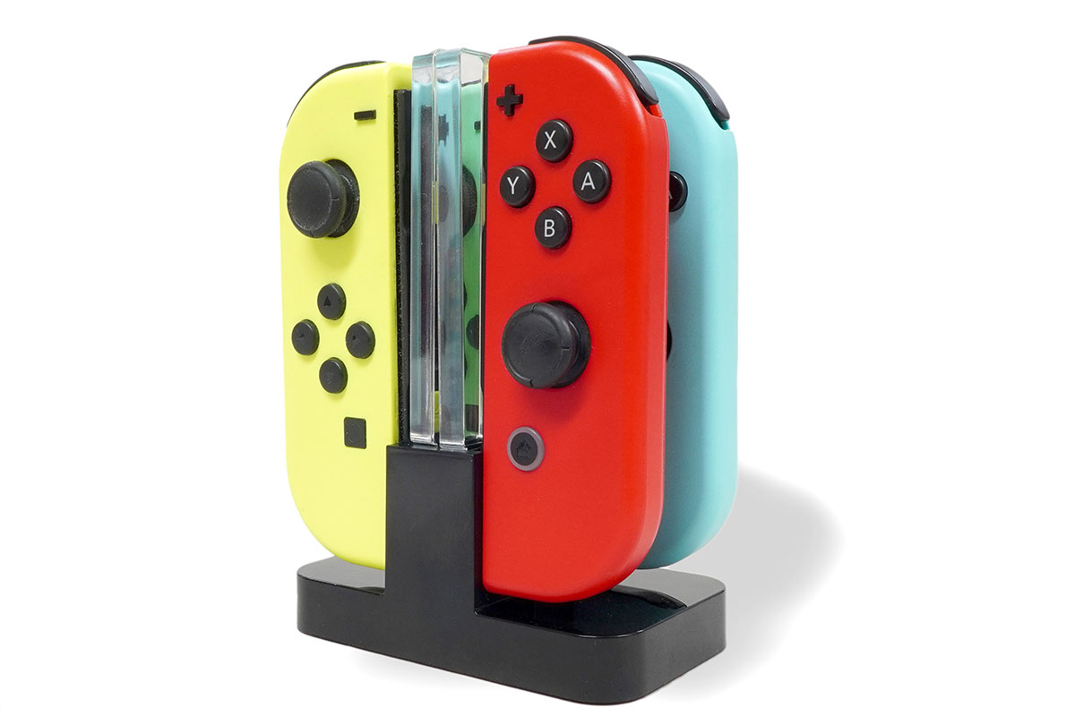 Nintendo SwitchのJoy-Conを同時に4台充電できる3COINSの充電器が超便利だった！の画像5