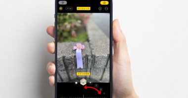 【iPhone】写真にアプリ無しで後からぼかしを入れる方法：背景ぼかしから一部分まで