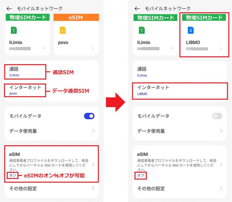 OPPOスマホならトリプルSIMも可能！− 物理SIM2枚＋eSIM1枚で運用してみたの画像9