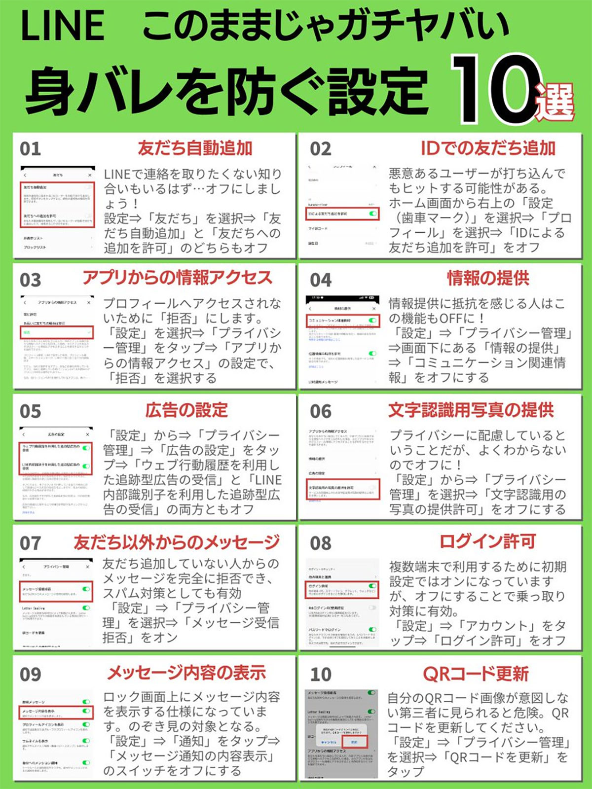 LINEユーザーは全集中せよ、このままじゃガチヤバい！身バレを防ぐ設定10選の画像1