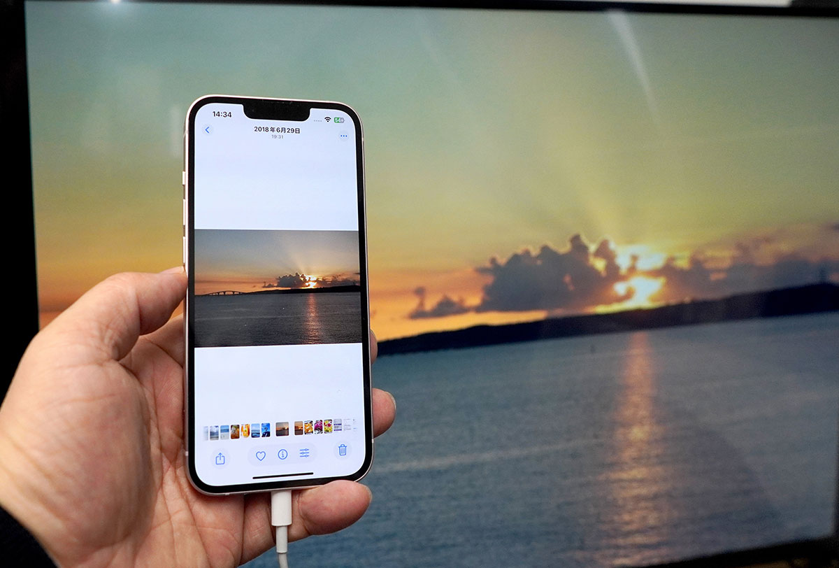 ダイソーの「USB→HDMI変換映像出力ケーブル」があればLightningのiPhoneを大画面テレビに表示できる！の画像11