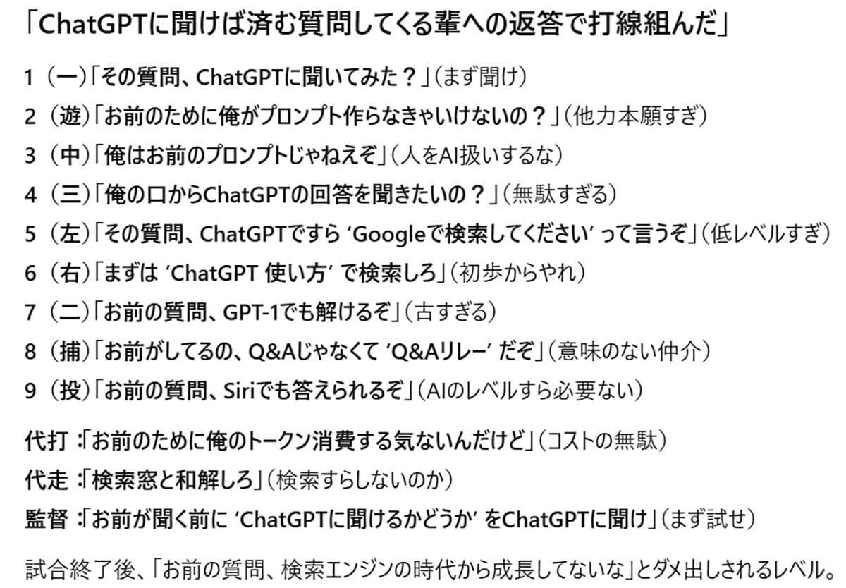 ChatGPT時代の「ググレカス」爆誕？ AIに聞いたら辛辣すぎたの画像2