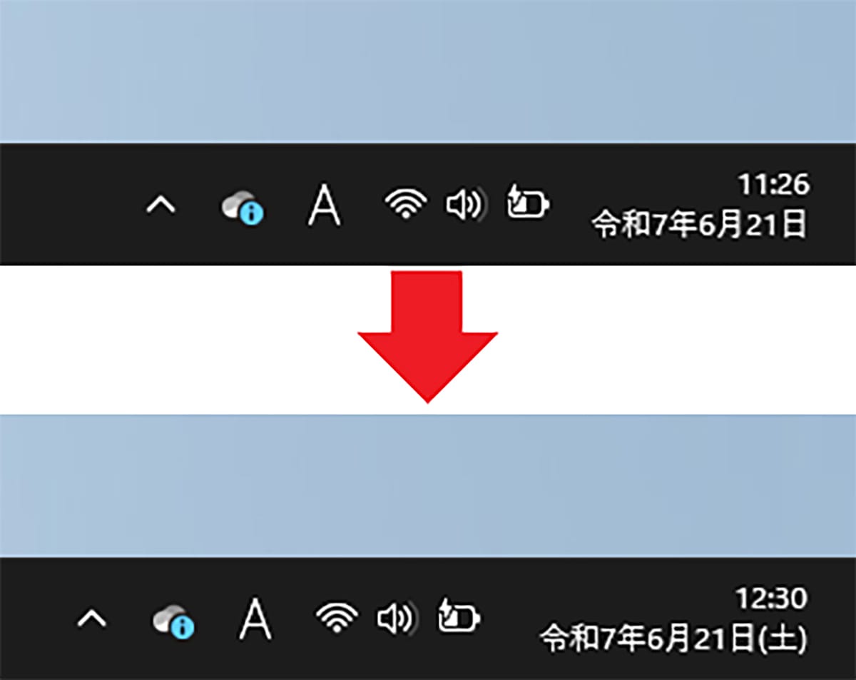 WindowsのPC右下にある日付を「和暦」にしたり「曜日」を表示させる方法の画像9