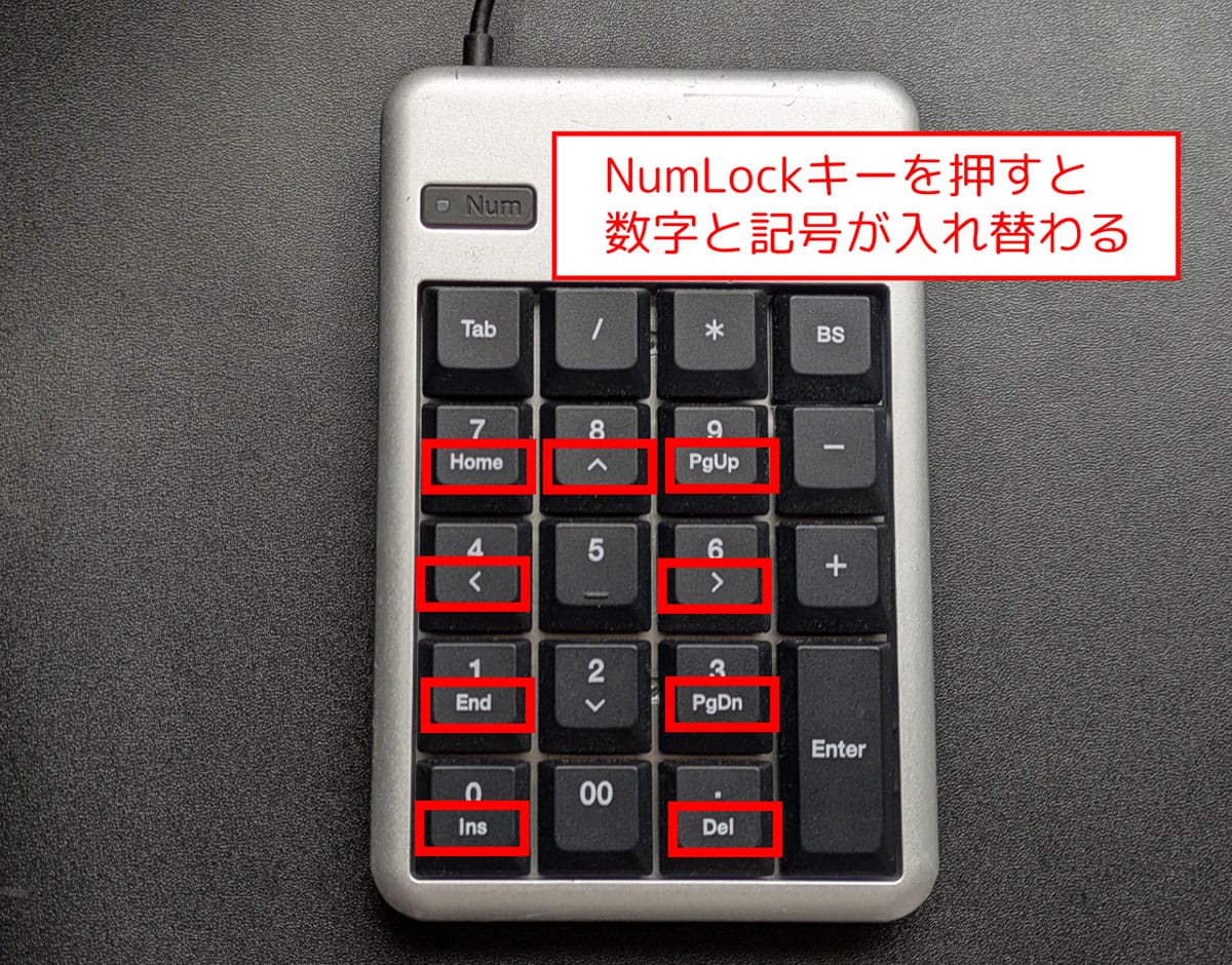 NumLockキーの二つの顔:その機能と役割1