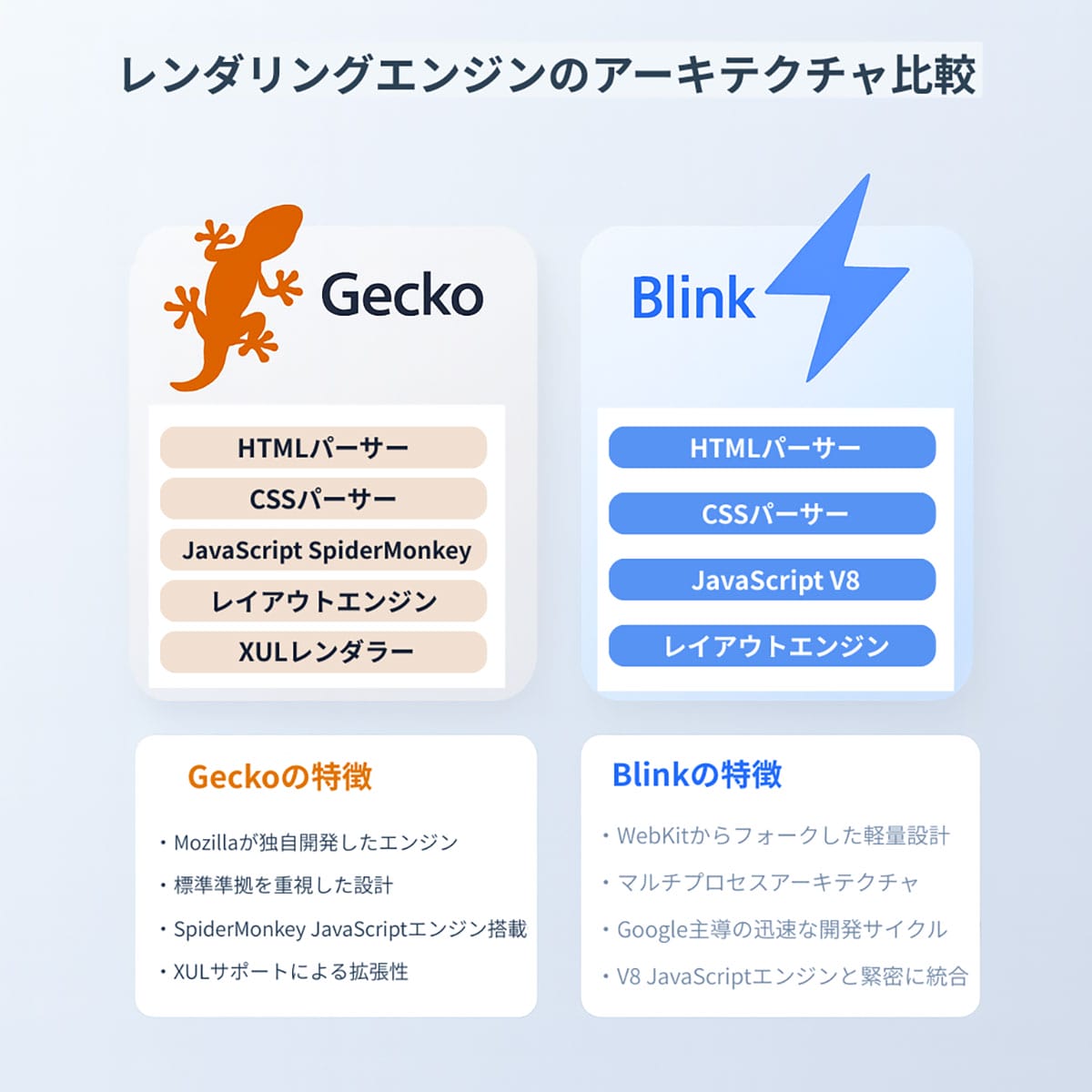 見た目以上に大きい「Mozilla Firefox」と「Google Chrome」の技術的違い1