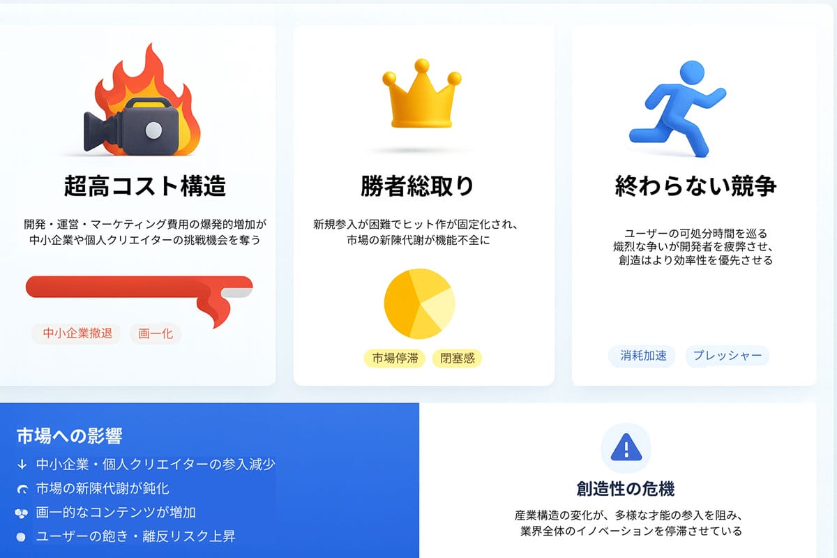 スマホゲーム市場の閉塞感1