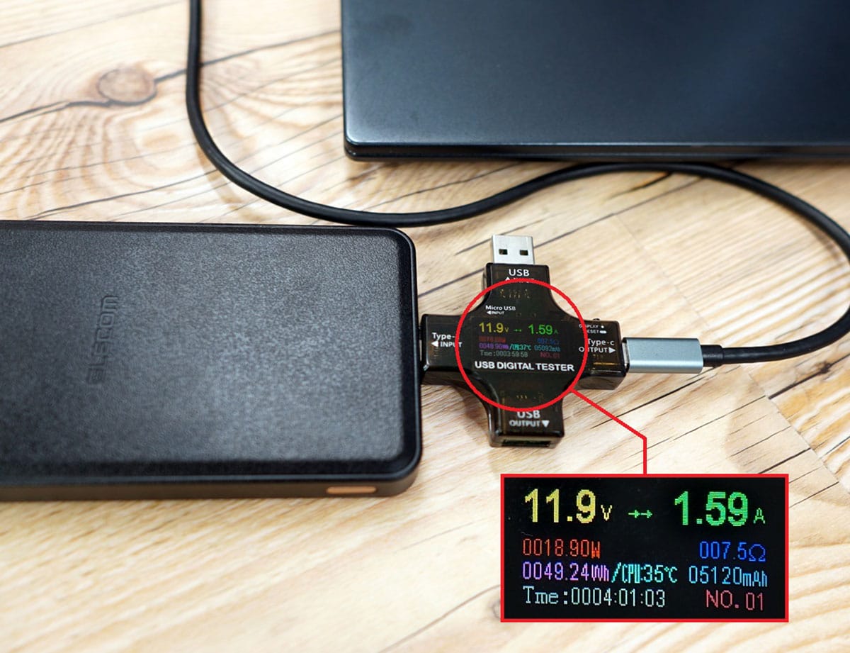 発火の心配なし!? エレコムの“安全系”モバイルバッテリー2機種を実際に充電テストしてみたの画像13