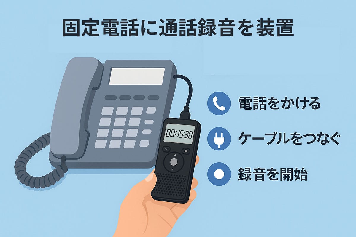 【対策】自治体も推進する「通話録音装置」の利用1