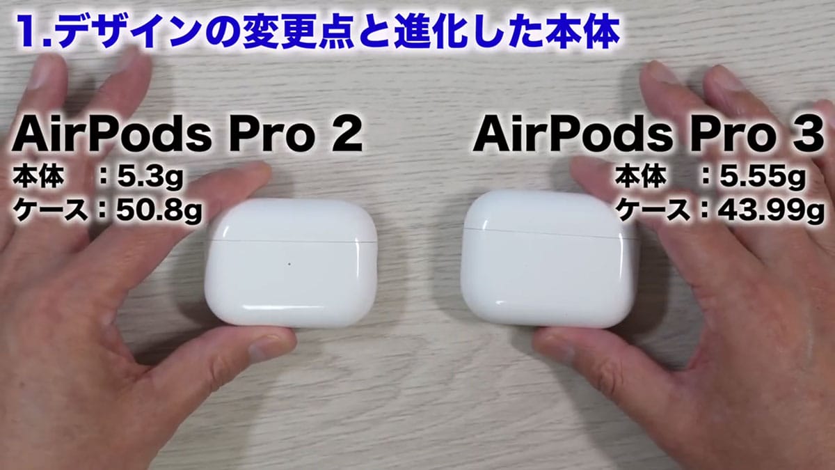 『AirPods Pro 3』進化のポイント7選+1 Pro 2と音質も視覚化して比べてみた!<みずおじさん>の画像1
