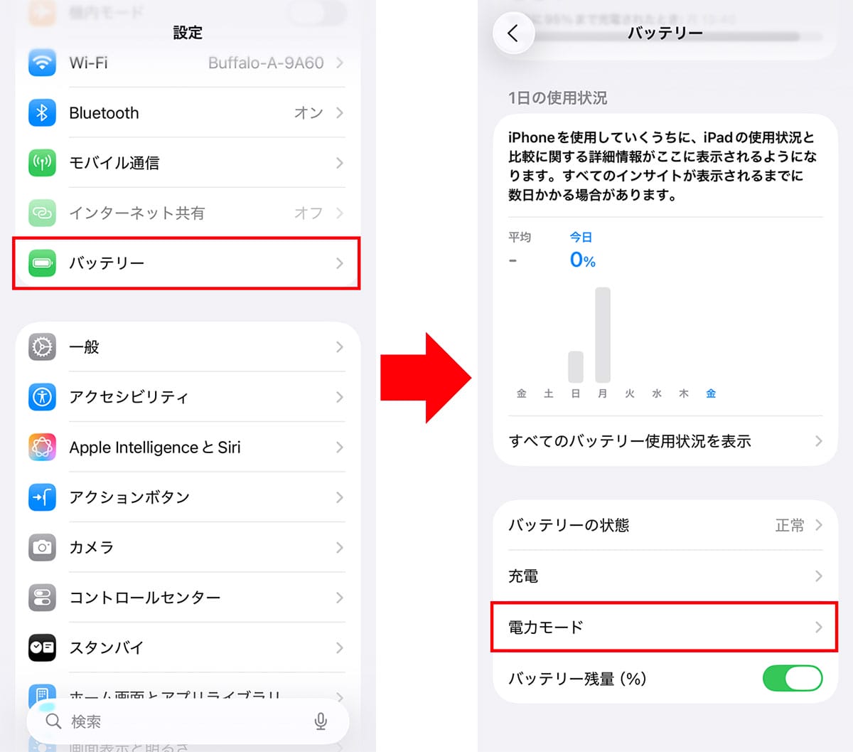 もうバッテリーの節約で悩まない! iOS 26なら「適応型電力制御」をオンにするだけでOK!!の画像3