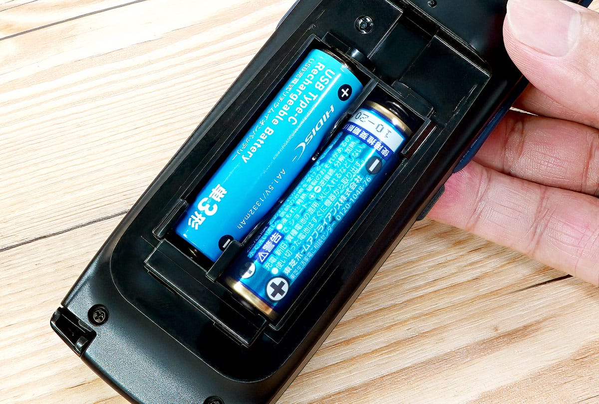 【ダイソー】充電器は不要!550円の『USB-Cで充電できる単三電池』ってどうなの?の画像5