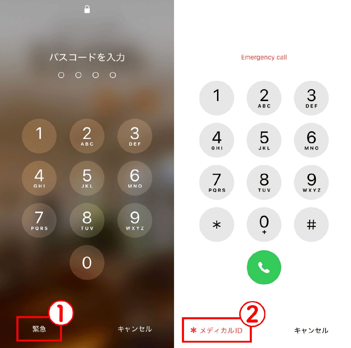 「メディカルID」の登録3