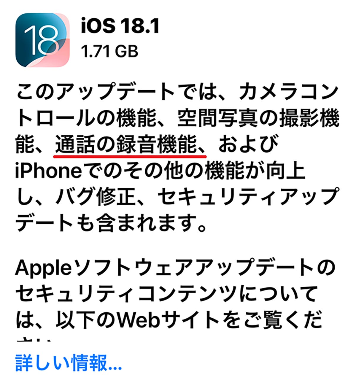 iPhoneで通話内容を録音する方法(iOS18.1以降) − 通話内容の文字起こしも!の画像2