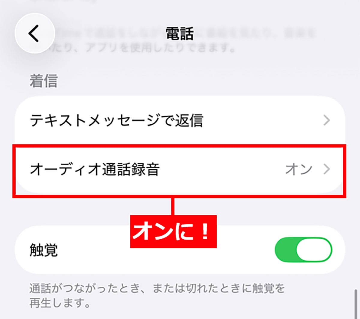 iPhoneで通話内容を録音する方法(iOS18.1以降) − 通話内容の文字起こしも!の画像4